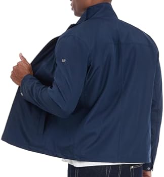 Michael Kors Jaqueta masculina de poliéster reforçada, resistente