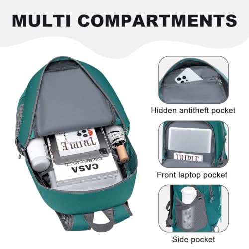 Image of MIYCOO Backpack - Ultra Lightweight Packable Backpack for Travel Camping, Hiking Back Pack Waterproof Foldable Daypack for Men Women Green