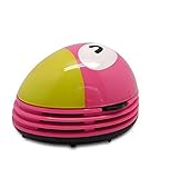 niceeshop(TM) Mini Table Dust Vaccum Cleaner Pink Toucan Prints Design