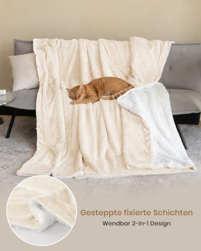 Good Nite Kuscheldecke 150x200cm Sherpa Fleecedecke Wohndecke – Ansicht 3