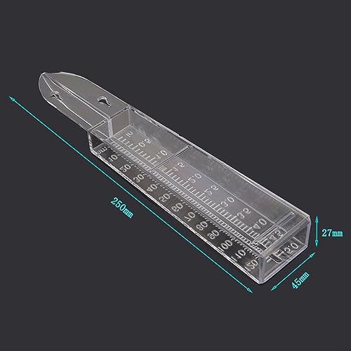 1/2 Stück kompakter und leichter Regenmesser für Garten im Freien Kunststoff – Bild 4
