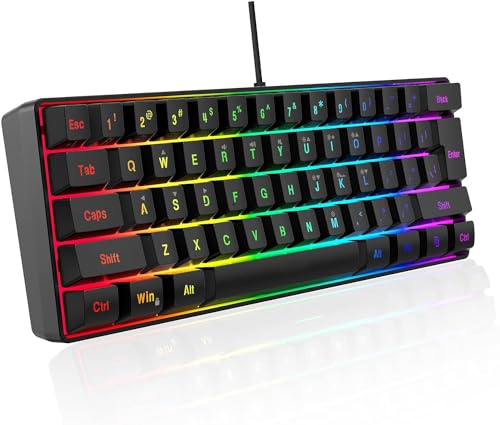 Teclado Mecánico Diyeeni82me0rgzy7 USB RGB 60%