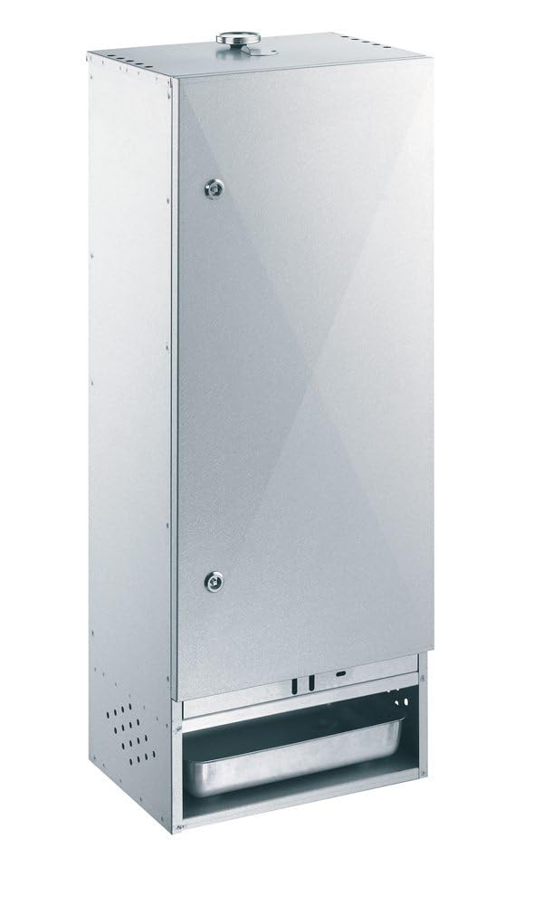 Peetz Räucherofen Smoker Räucherschrank aluminiertes Stahlblech hochwertig 880015 100 x 39 x 28 cm