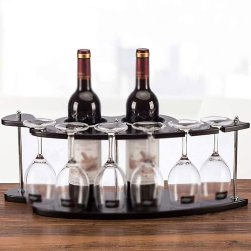 Soporte para botellas de vino de madera para 2 botellas miniatura 7