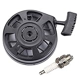 Yermax 590739 590702 Recoil Starter with Spark Plug for Tecumseh AV600 LEV80 LEV100 LEV115 LEV120...