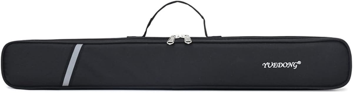 Thick Linen Oxford Vertical Flute Carrying Case 24inch Water-Resistant Woodwind Storage Bag Outdoor Padded Bamboo Flute Cover Pouch with Handle Shoulder Strap Gift for Beginner Players Musician