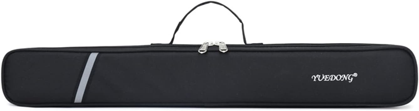 Thick Linen Oxford Vertical Flute Carrying Case 24inch Water-Resistant Woodwind Storage Bag Outdoor Padded Bamboo Flute Cover Pouch with Handle Shoulder Strap Gift for Beginner Players Musician