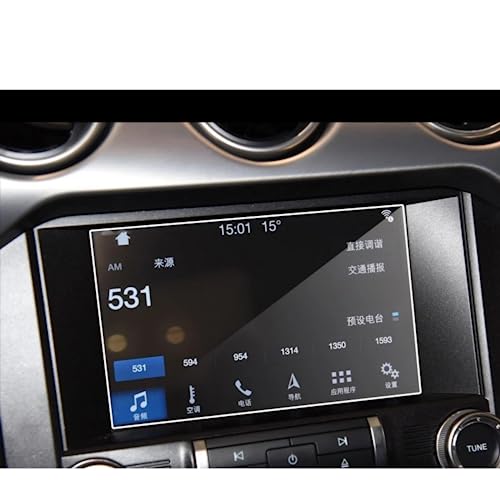 Verre trempé pour écran navigation haut de gamme Ford Mustang 8"