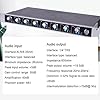 Vituord 8-Channel Microphone Preamp, with 60dB Gain, +48V Phantom Power, Low Cut, Phase Reverse & XLR/6.35mm Combo Inputs, for Live Sound, Recording & Podcasting #4