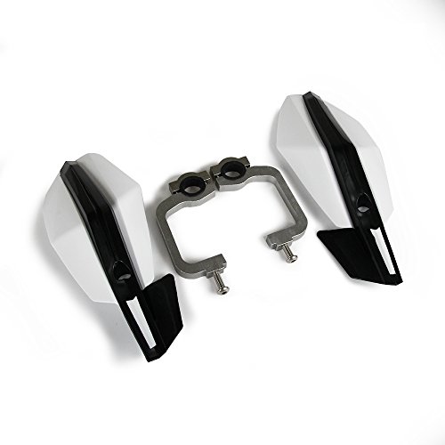 22Mm 28Mm Motorcycle Handguard Hand Guard Fit Pit Dirt Bike Motocross Enduro Supermoto Racing Atv Quad Crf Yzf Kxf Rmz Klx Drz (White) #TOP2
