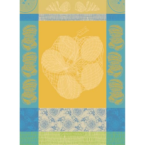 Garnier Thiebaut Filet De Citrons Soleil French Kitchen Towel 22"x30"