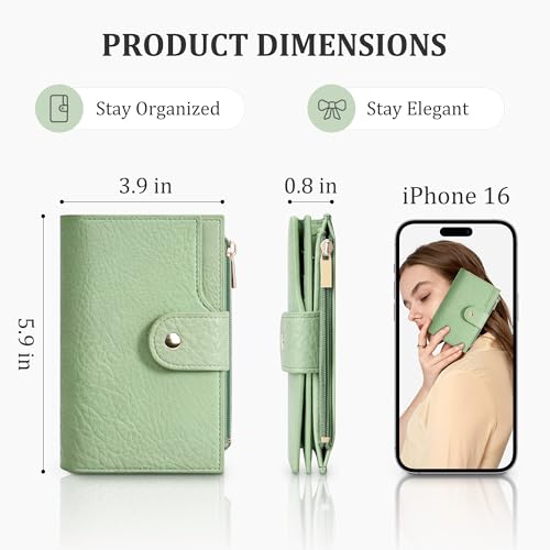 Image of Airkit Small Wallet for Women, RFID Blocking Credit Card Holder