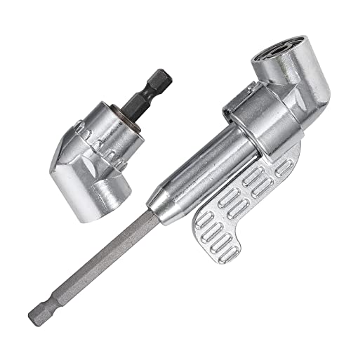 2pcs 105 Corner Flat Screwdriver Bending Batch Screwdriver Connector Drill Extension Sleeve Drill Adapter Right Angle Drill Extension Shank Screwdriver Batch Wrench Driver