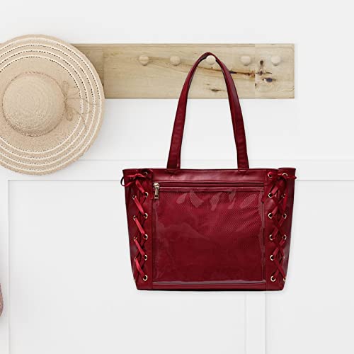 Bolsa de Ombro Japonesa Bolsa de Viagem com Zíper Casual Grande Capacidade Moda Bolsa de Mão PU para