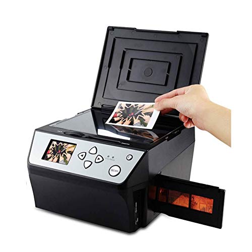 WCJ Film Scanner, Wandelt 35mm / 135slides & NegativesFilm Scanner Foto, Namenskarte, High-Speed ​​Multifunktions-Foto/Visitenkarten-Scanner