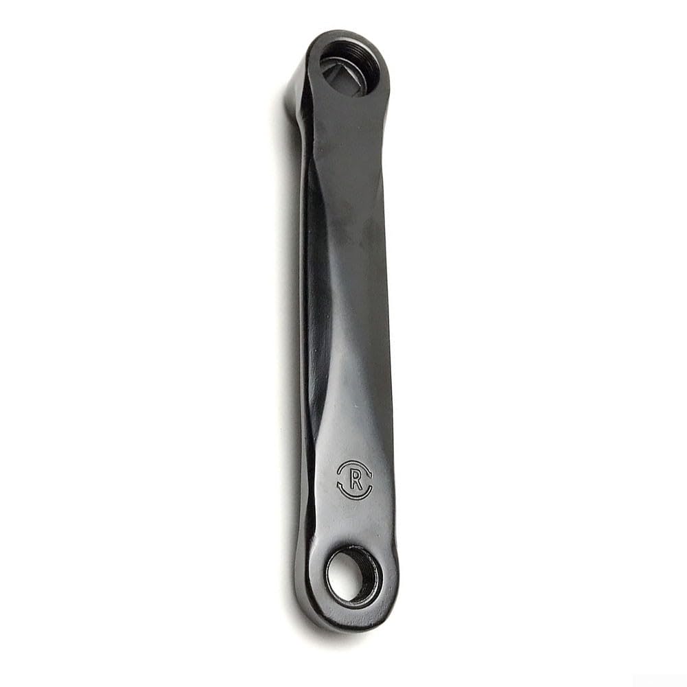 Replacement 170mm Crank Arm for Exercise Bikes Left Right Pair Fits 9/16-20 Thread Pedals with Rhombic Hole Design (Right Crank)