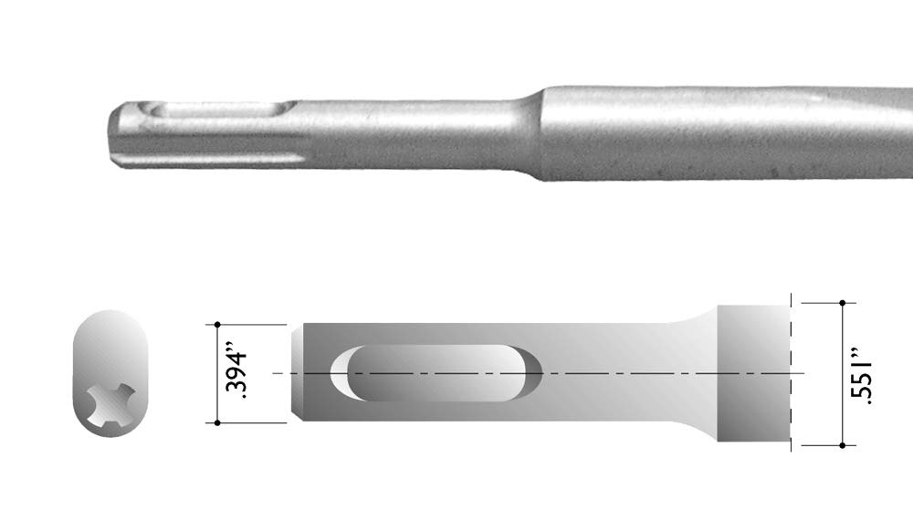 Champion Chisel, system skrobaka SDS-PLUS, ostrze o szerokości 10 cm