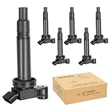 Ignition Coils Pack Set of 6 Compatible with V6 3.0L 3.3L 1999 2000 2001 2002 2003 2004 2005 2006 Lexus ES300 RX300, Toyota Avalon Camry Highlander Sienna Solara, Lexus RX400h 3.0 3.3, C1175 UF267