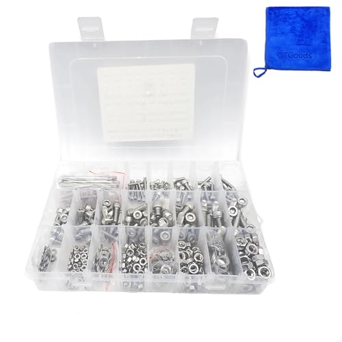 KтȂ {g ibg Zbg M6 M5 M4 M3 Zpt 528pcs 8mm 12mm 16mm 20mm XeX lW bV[ Zp`[P[Xt , LID-245-C [sAi]