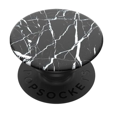 PopSockets Black Marble Grip and Stand Cover