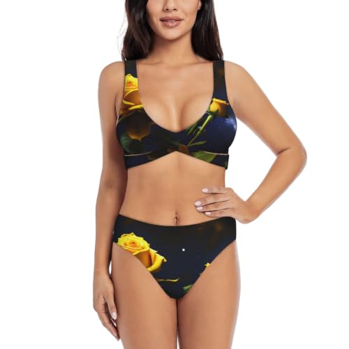 Maillot de bain deux pièces push-up pour ajuster et galber la poitrine facilement