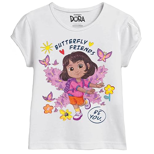 Dora The Explorer Toddler Girls' Butterfly Friends T-Shirt