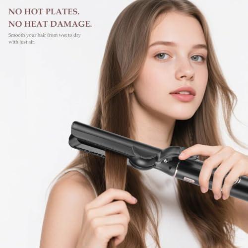 Image of Airflow Smooth Attachment for Shark FlexStyle, Nozzles Attachment for Smooth Hair Style with Less Damage and Breakage for Shark FlexStyle Black