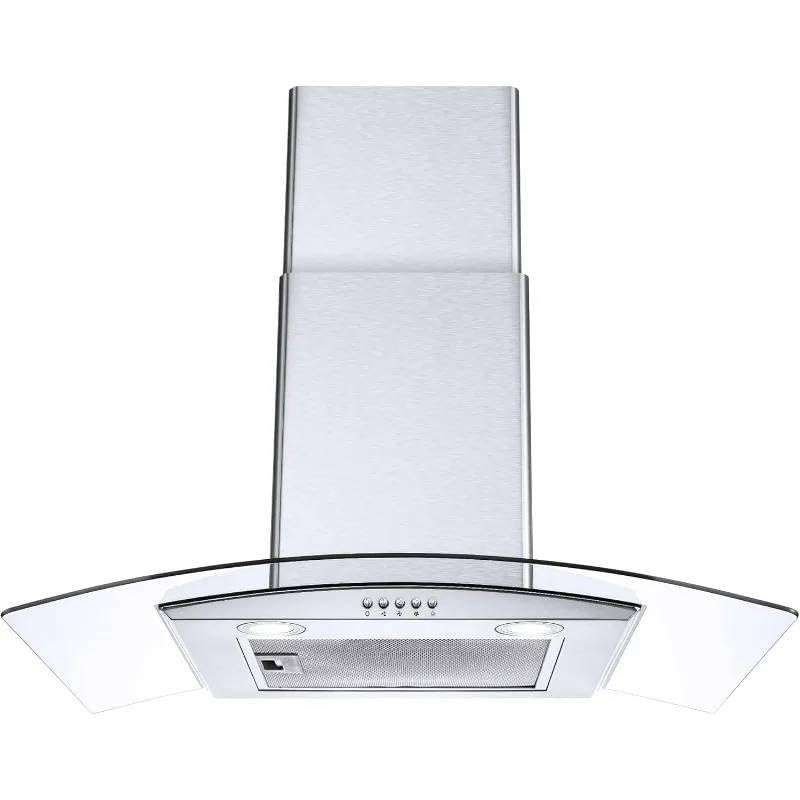 ‚30-Inch Wall Mount Range Hood | Powerful 3-Speed Fan Convertible Ducting System Sleek Stainless Steel Design for Efficient Kitchen Ventilation-image-22