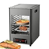 KRYANFEN Elektrischer Steakgrill Oberhitzegrill 800 Grad Professionelle Temperaturzone 3-8 Schichten Partition Grillwerkzeug für Küche & Camping TypeA