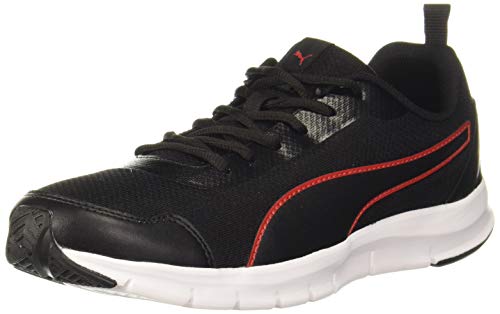 Puma Men, Flex Generation V1 IDP, Black-High Risk Red, Sneaker, 6UK, (37546902)