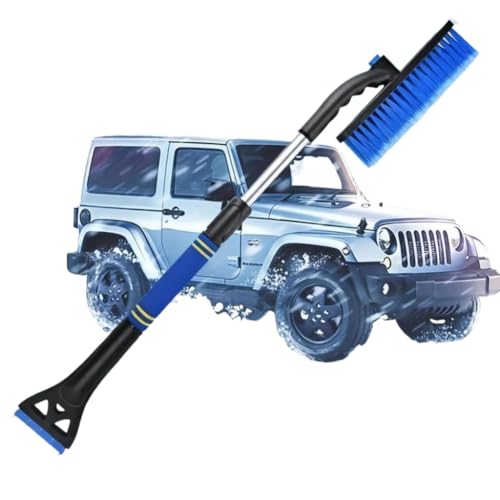 Raspador de eliminación de hielo y nieve para coche en color azul para tus viajes de invierno