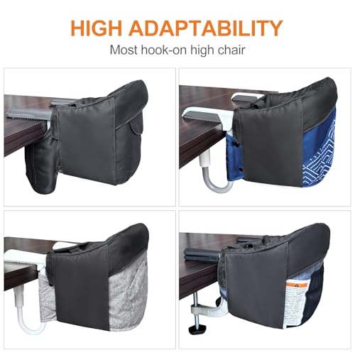 MTWML Cover Compatible for Inglesina Fast Table Chair,Washable Liner for Most Hook On High Chair,Versatile Clip On High Chair Accessory,Sturdy and Durable(Excluding The Chair) - Thumbnail 2