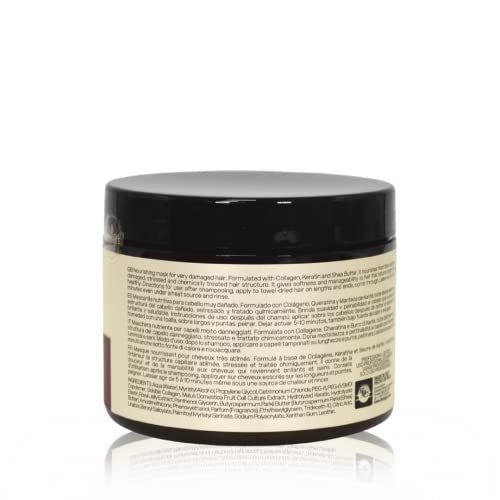 Linange Emergency Reconstruction Mask For Very Damaged Hair - Nourishing Hair Treatment, 500Ml / 16.9 Oz. #TOP1