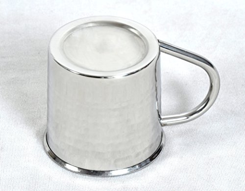 Hammered Stainless Steel Mug for Moscow Mules - 14 oz - by ALCHEMADE