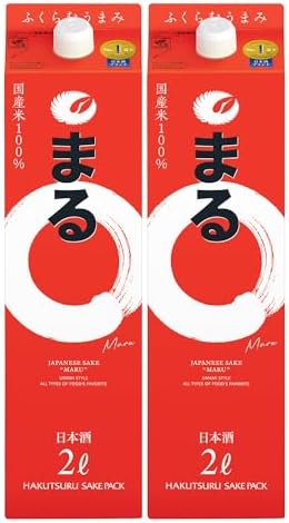 （19:00時点） 白鶴 サケパック まる [ 日本酒 兵庫県 2000mlx2本 ]