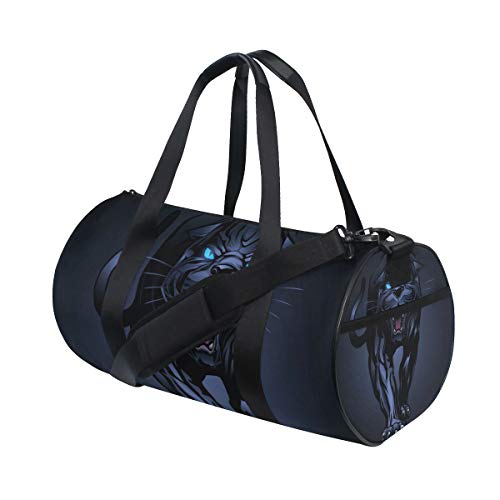Sports Gym Duffle Bag Roaring Panther Travel Luggage for Men Women2