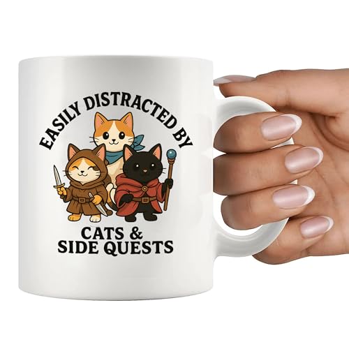 Taza de cerámica Panvola 11 onzas color blanco miniatura 7
