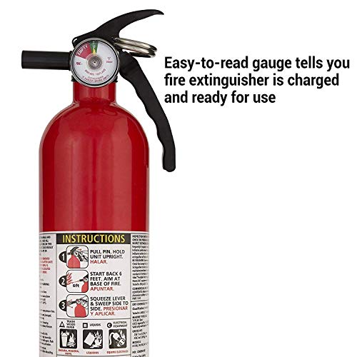 Kidde FA110 Multi Purpose Fire Extinguisher 1A10BC, 5 Pack
