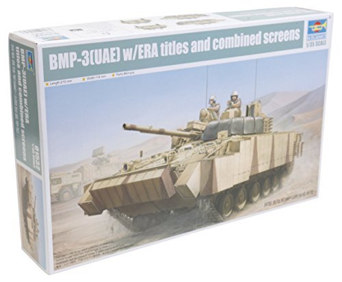 Maquette BMP-3 UAE Trumpeter 1/35 blindé émirati avec blindage réactif ERA 01532