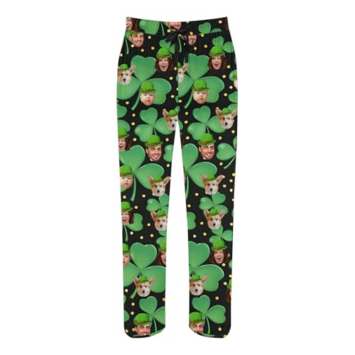 Custom Pajamas Pants Personalized Funny PJ Pant Design with Face Pajamas for Men Women Dog Pet4