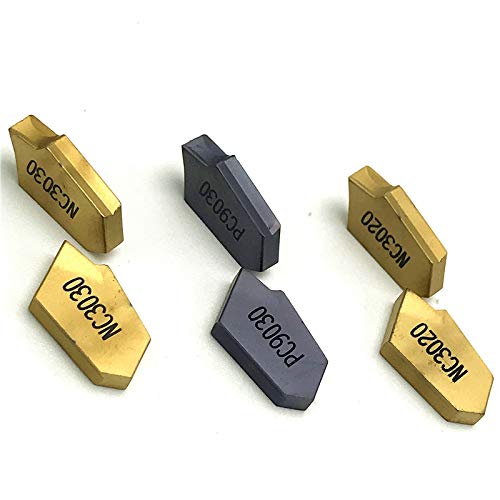 10 pièces plaquettes de rainurage SP200 SP300 SP400 PC9030 NC3020 NC3030 plaquettes de carbure de rainurage SP 300 outils de tour plaquette de tournage(SP400 NC3020)