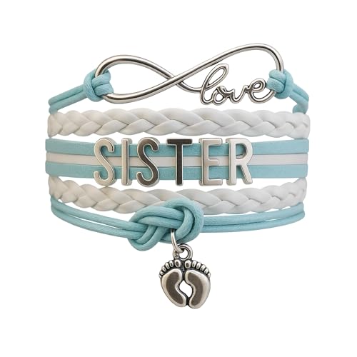 Infinity Collection Sister Bracelet -Sister Jewelry- Sister Charm Bracelet, Big Sister Bracelet for Girls- Gift for Sisters