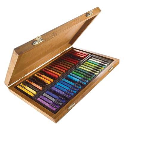 Cont Paris Colour Pastel Carr Wood Box Set of 48 Assorted