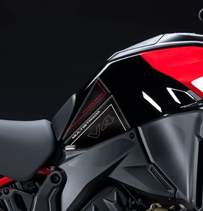 Protections latérales réservoir résine 3D compatible avec Ducati Multistrada V4 Pikes Peak L-123