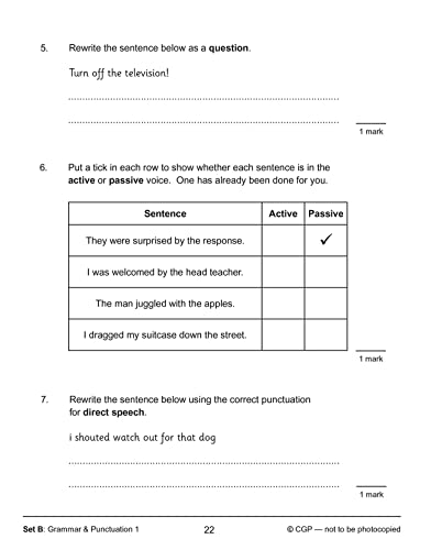 KS2 English SAT Buster 10-Minute Tests: Grammar