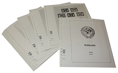 Feuilles pré-imprimées LINDNER Russie 1987-1989 pour album