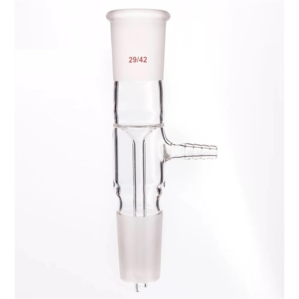 Verrerie et matériel de laboratoire Adaptateur de diamètre extérieur de petite buse 8 mm/10 mm, adaptateur d'entrée avec raccord de tuyau en verre A43(A431922)