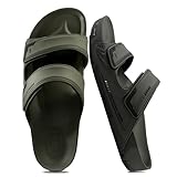 Gold Pigeon Shoes PIRO Lightweight Ortho Heel Mens Slide Sandals: 1545 Green, Women 10.5-11 & Men Size 9-9.5 * 1545-grn-41