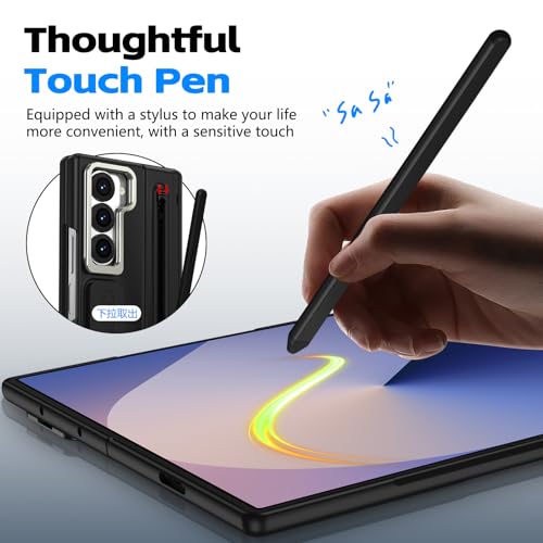 Coque avec béquille et emplacement S Pen pour Galaxy Z Fold5 gris - 2