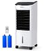 COSTWAY Evaporative Cooler, Portable Air Cooler with LED Display, Remote Control, 7.5-Hour Timing Function, for Home & Office, Cooling & Humidification Function (29-Inch)